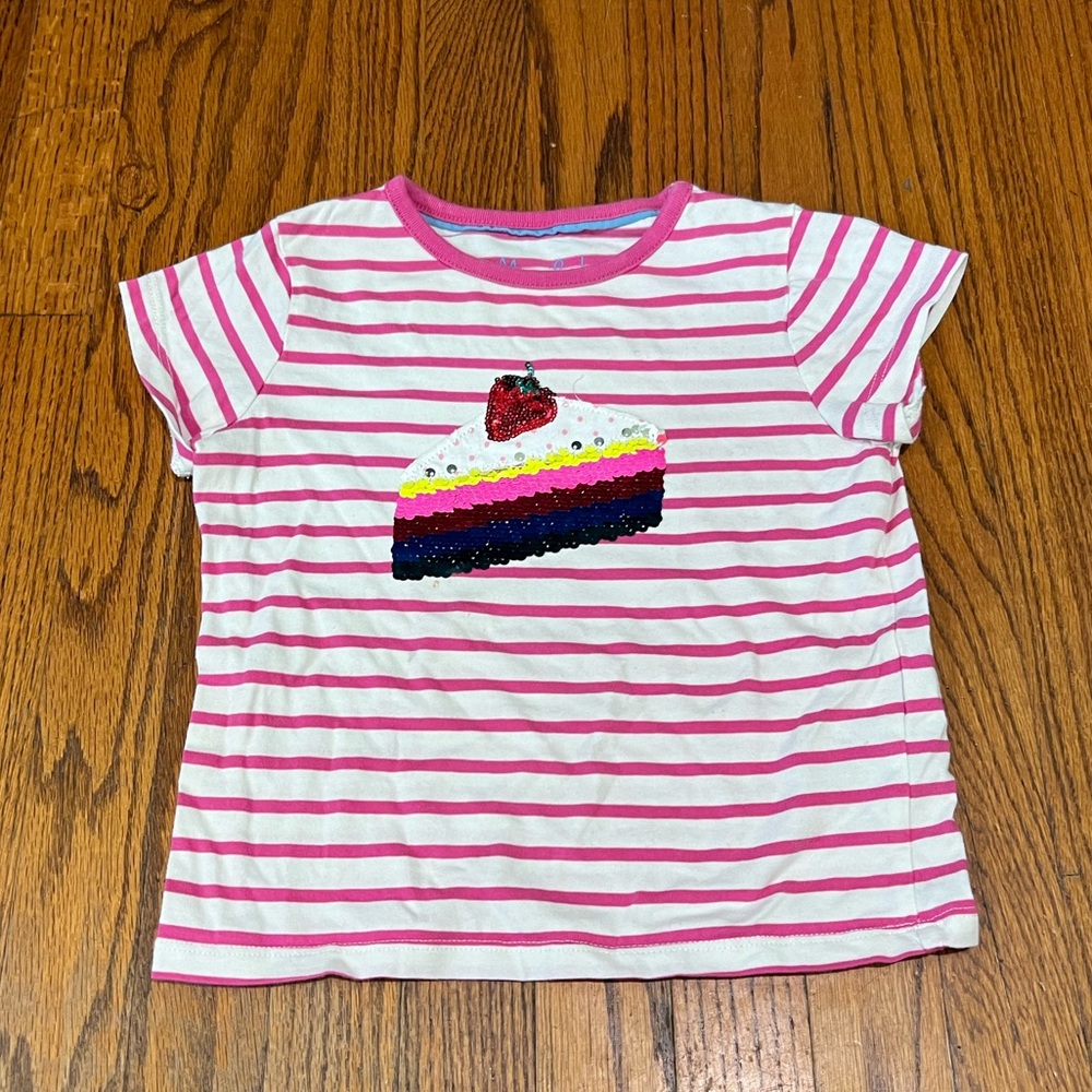 Mini Boden Sequin Cake Tee